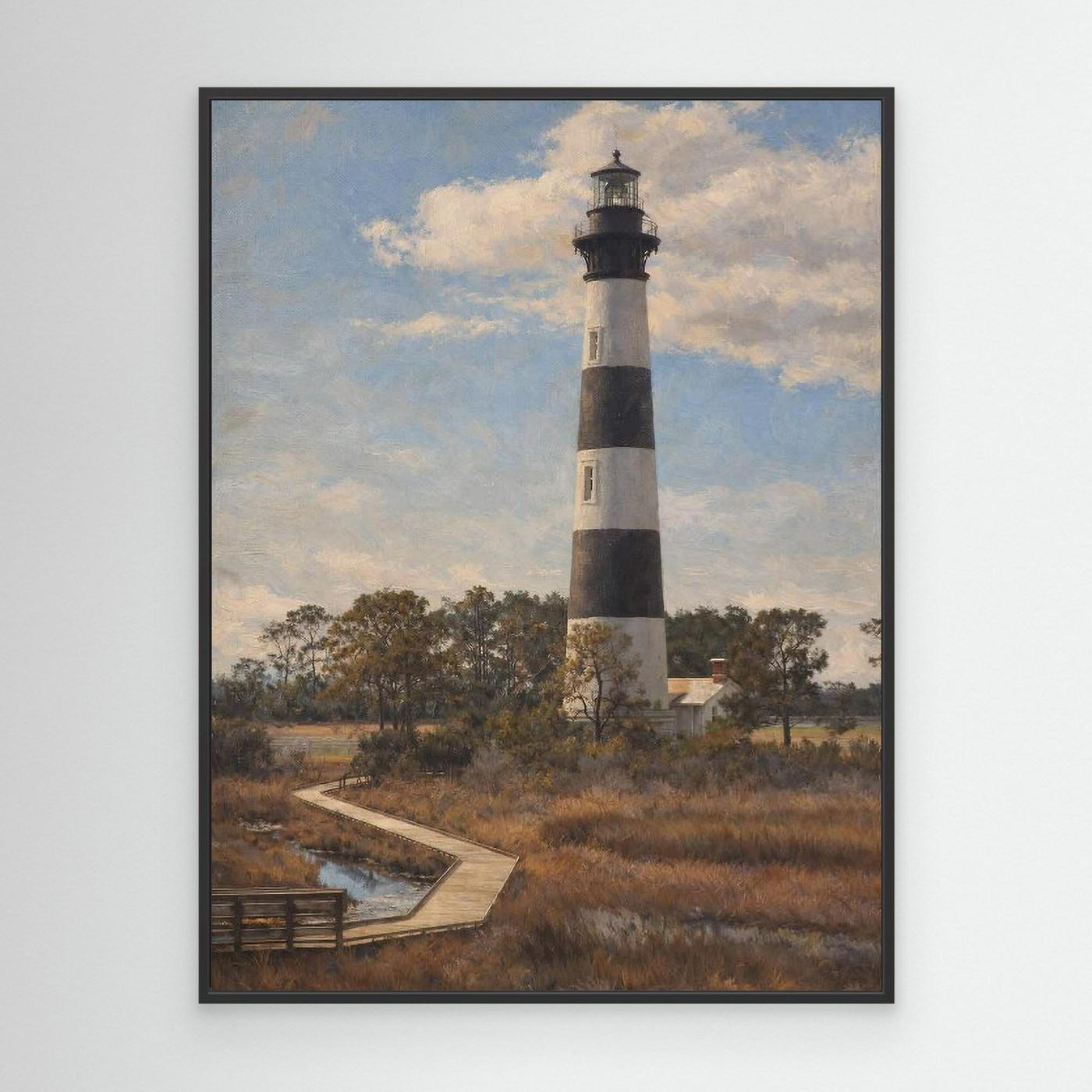 Bodie Island Lighthouse NC USA - Canvas Print