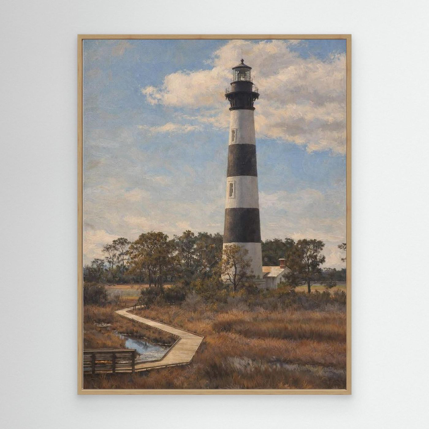 Bodie Island Lighthouse NC USA - Canvas Print